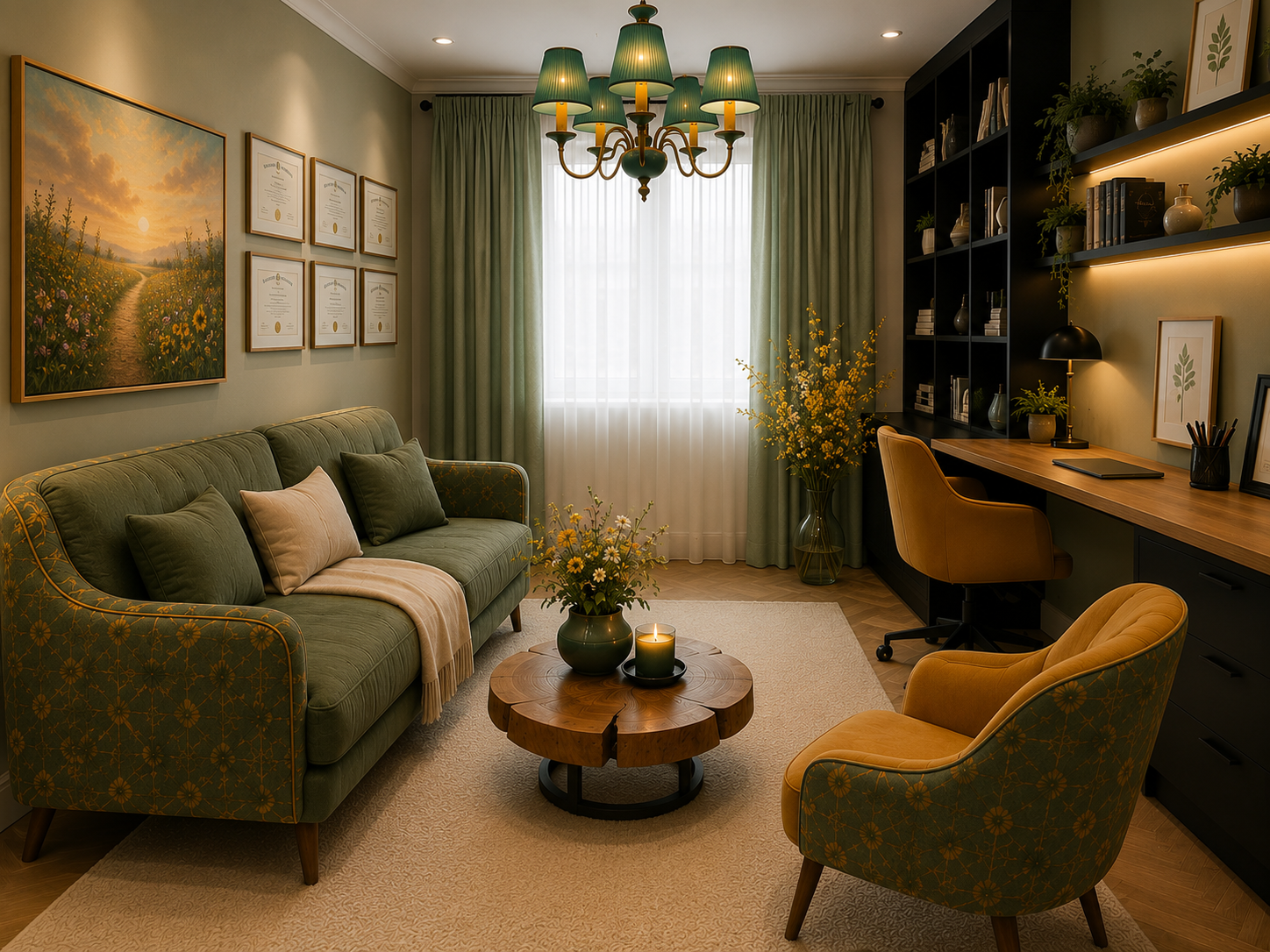 Detaliu decor calm