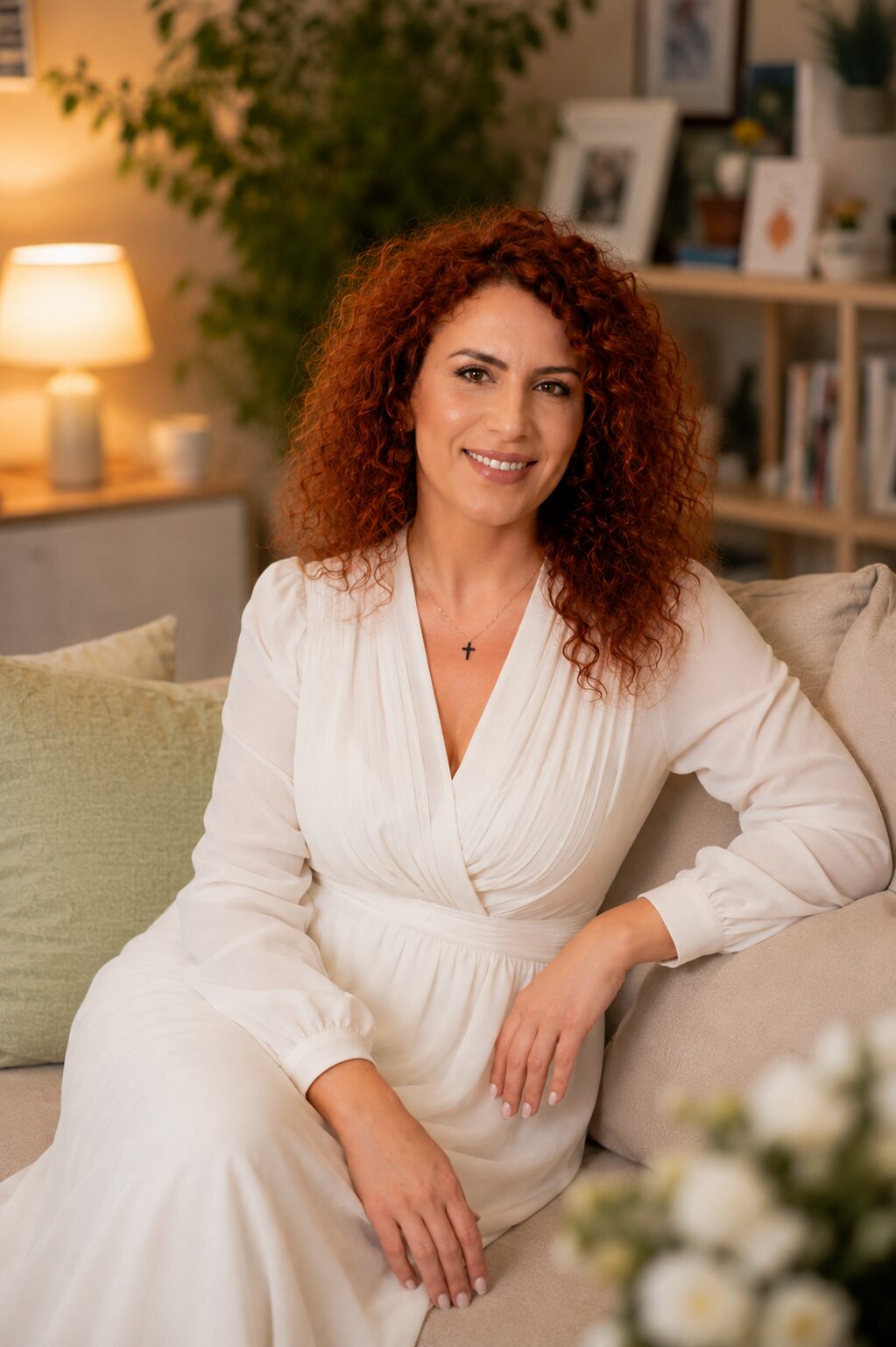 Florentina Oprea în cabinet
